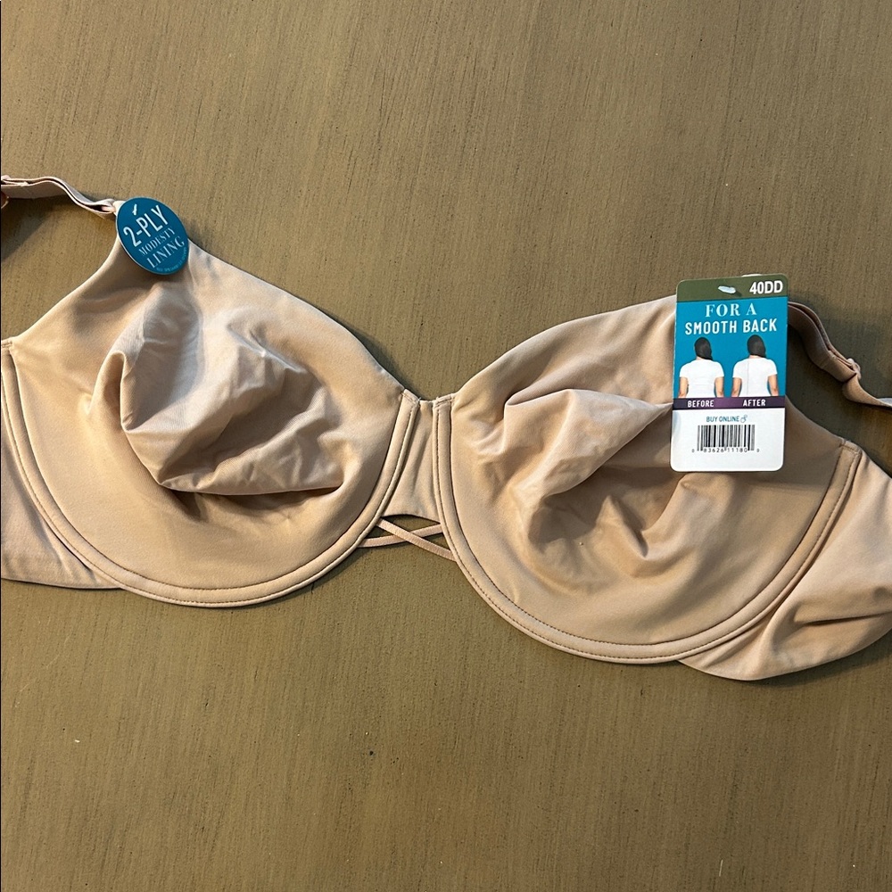 Women's Smooth Back Bra - Tan vanity fair